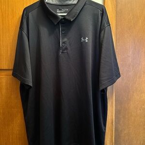 Under Armour Men's Black Polo Shirt